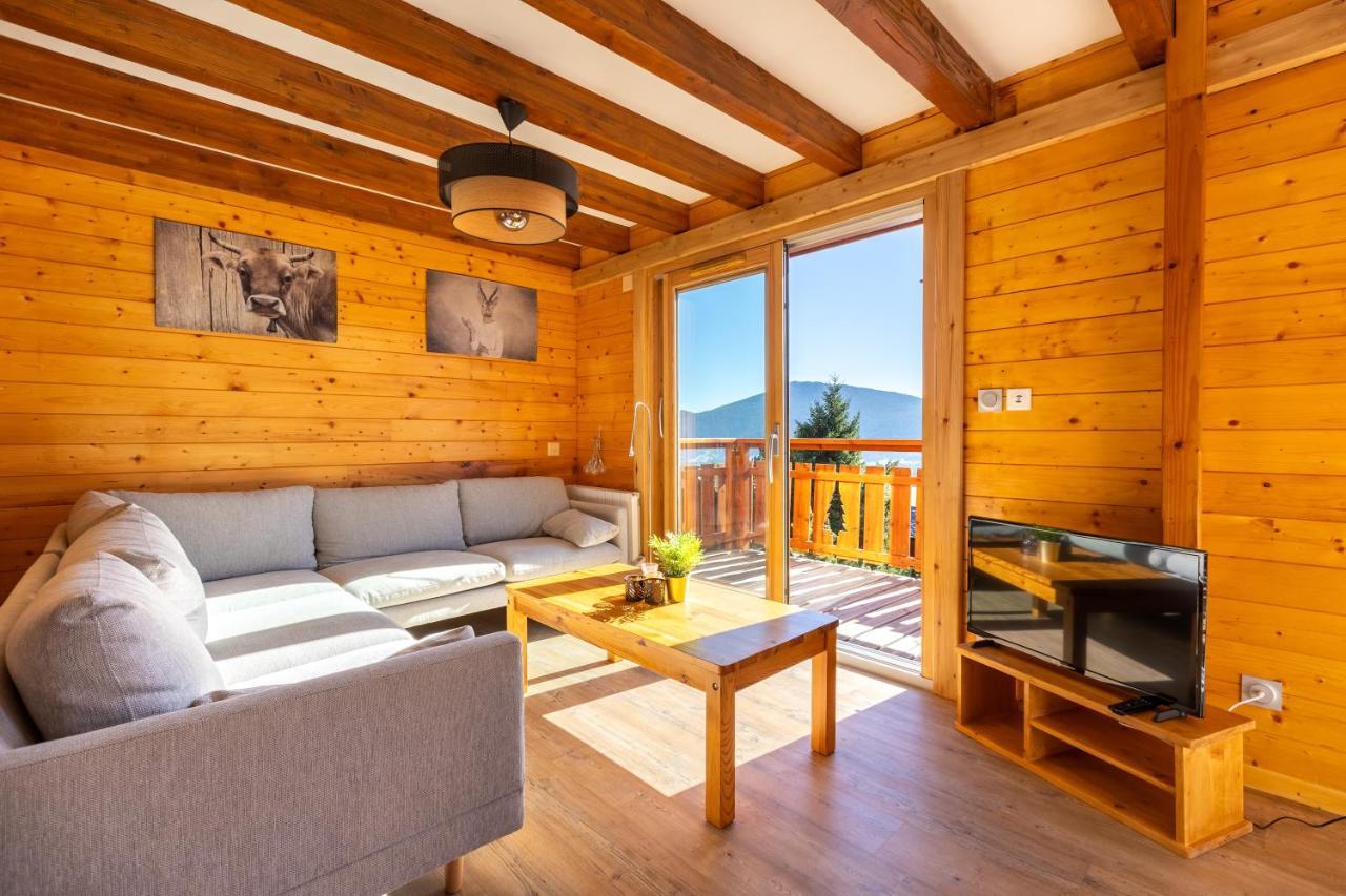 Chalet Les Tilleuls - Jolie Vue Montagne Et Lac Les Angles  Exteriér fotografie